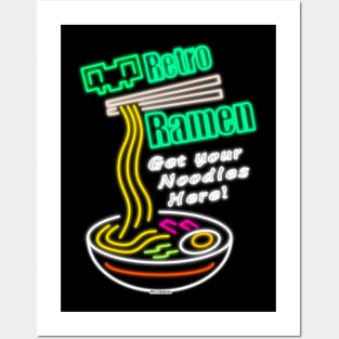 Retro Ramen Posters and Art